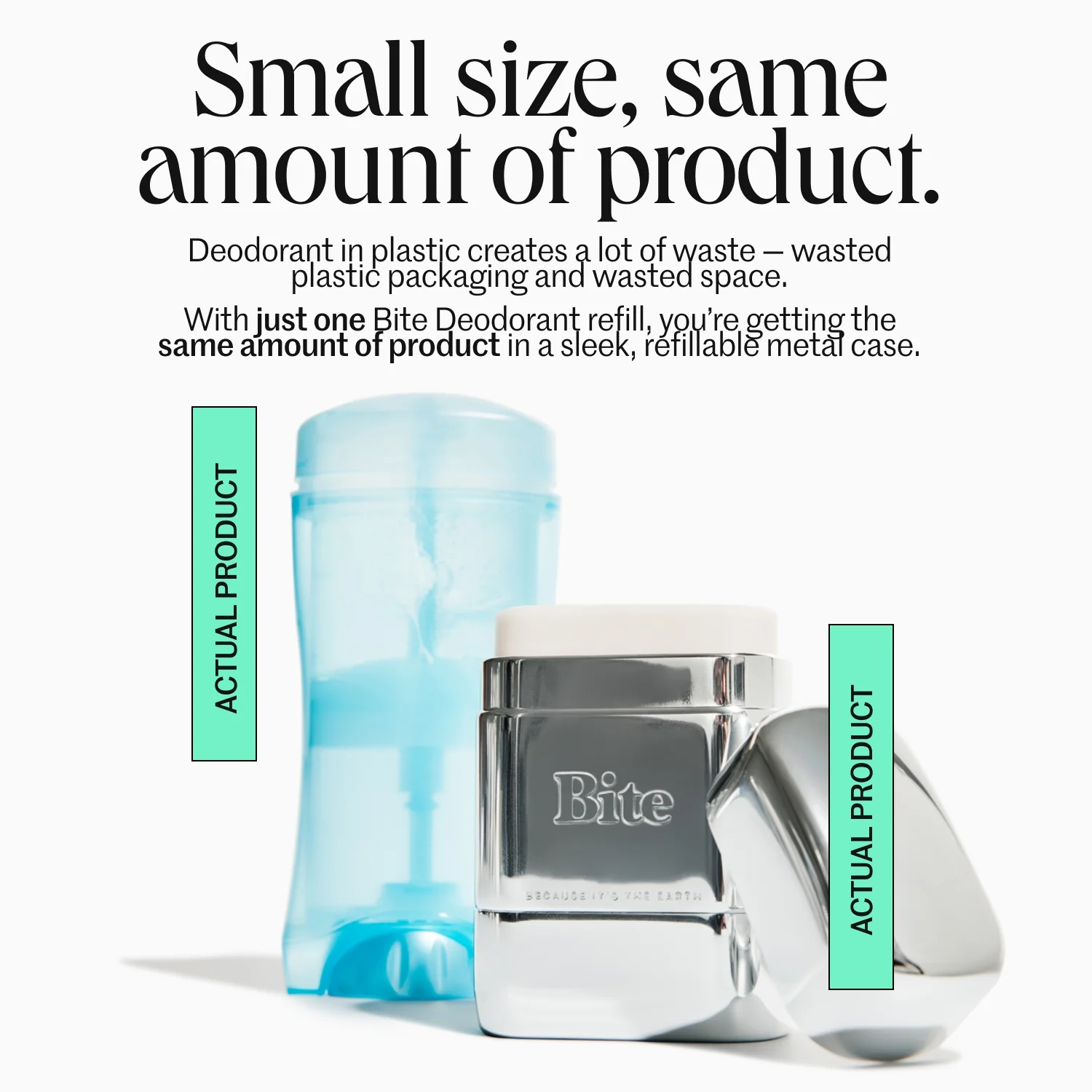 Fragrance-Free Natural Deodorant by Bite - Clinically Proven Odor Control, Long-Lasting, Refillable - Image 5