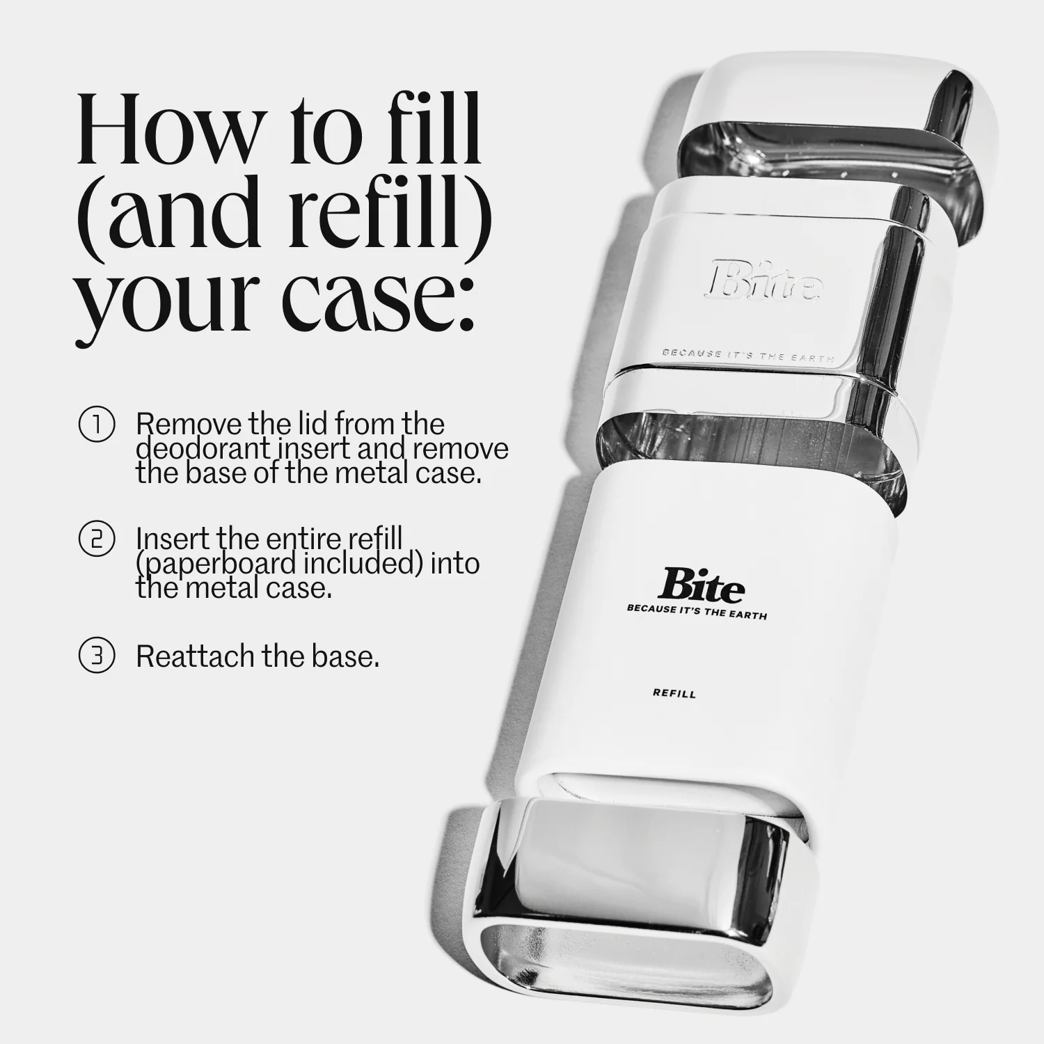 Refillable Natural Deodorant by Bite - Clinically Proven Odor Control, Long-Lasting, Aluminum-Free - Image 6